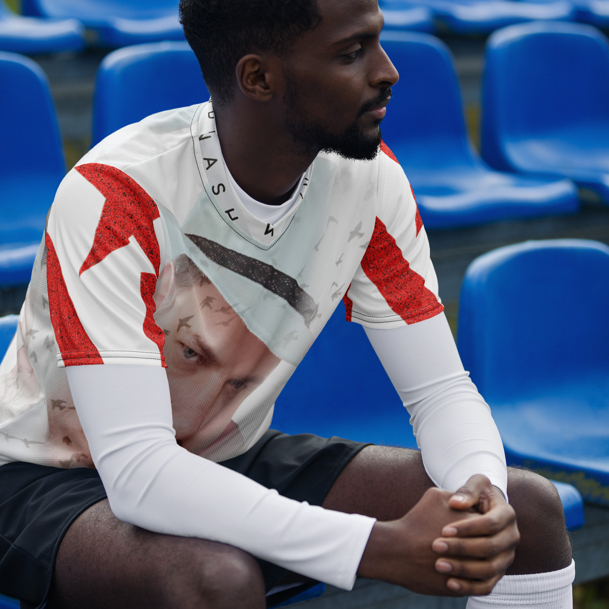 Recycled unisex sports jersey - Image 5