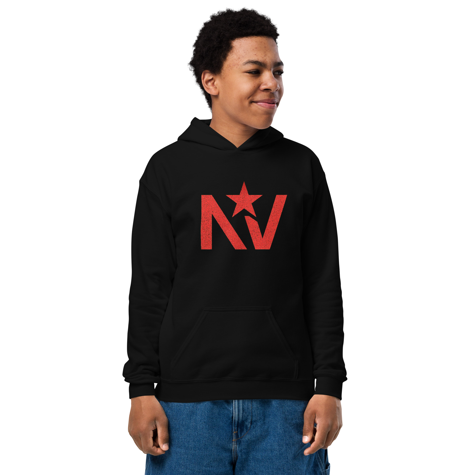Youth heavy blend hoodie - Image 5